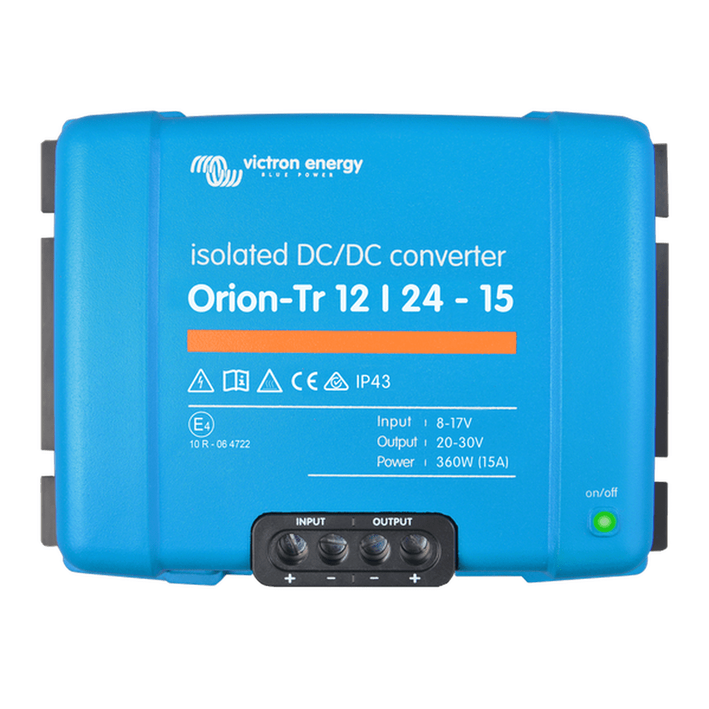 Orion-Tr 12/24-15A (360W) Converter geïsoleerd