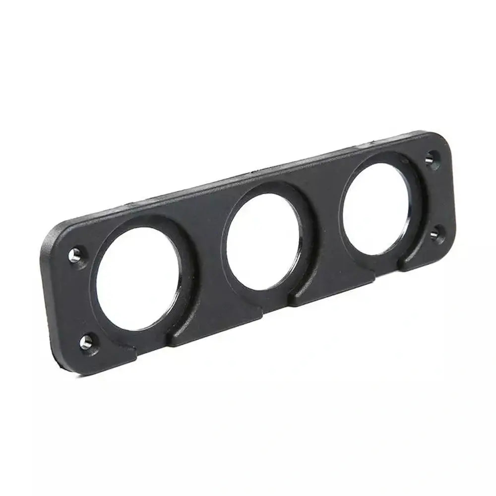 Afdekplaat voor 12V/USB inbouw (3x)