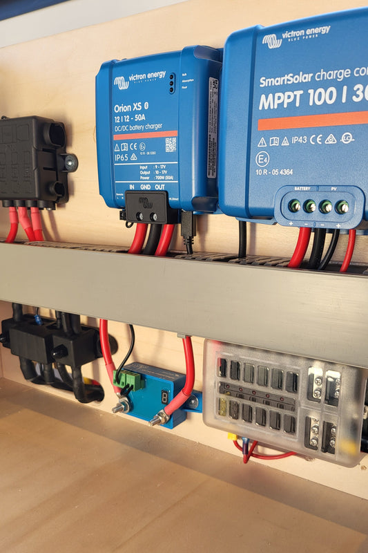 Explorer System – Powerful pre-wired 12 V Victron board for RVs with more comfort