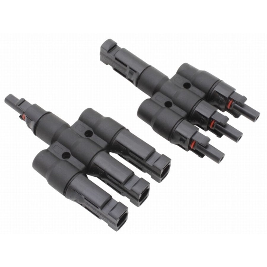 MC4 parallelstekkers (splitter) 3-in-1