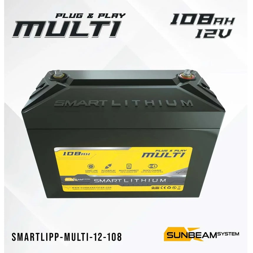 Smart Lithium Plug & Play MULTI 108Ah