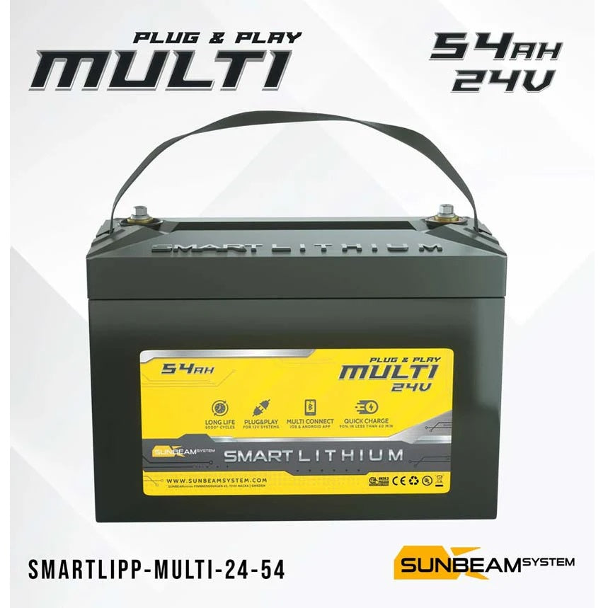 Smart Lithium Plug & Play MULTI 24V 54Ah