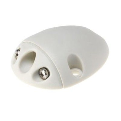 Talamex kunststof dakdoorvoer wit 2x6 mm