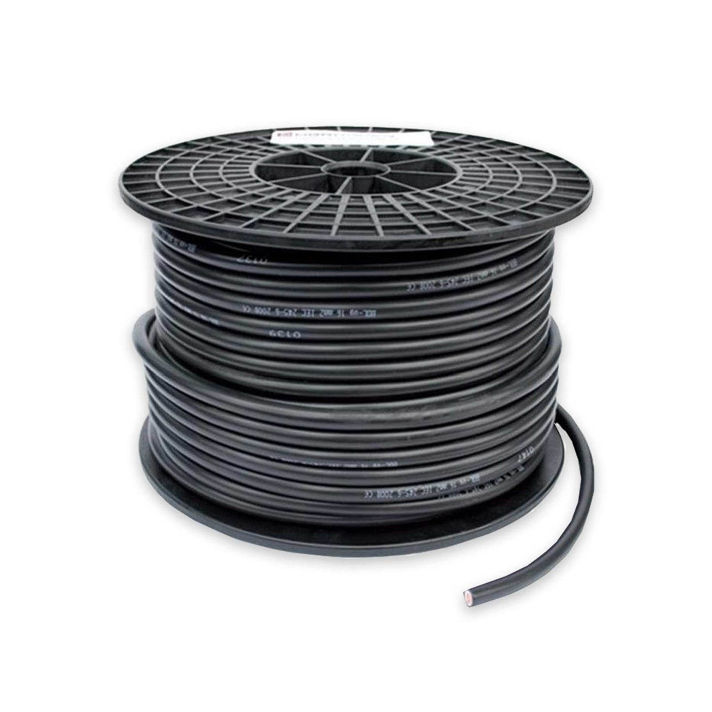 Accukabel 10mm² zwart, per meter