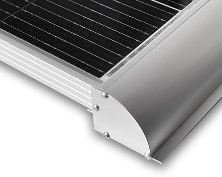Aluminium spoiler 55 cm zilver (Set van 2)