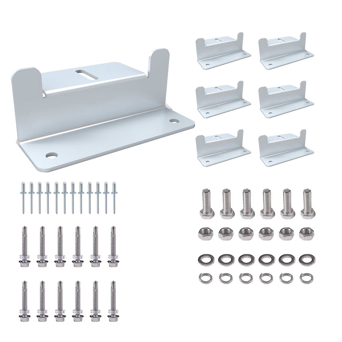 Aluminium Z-profielen (Set van 6)