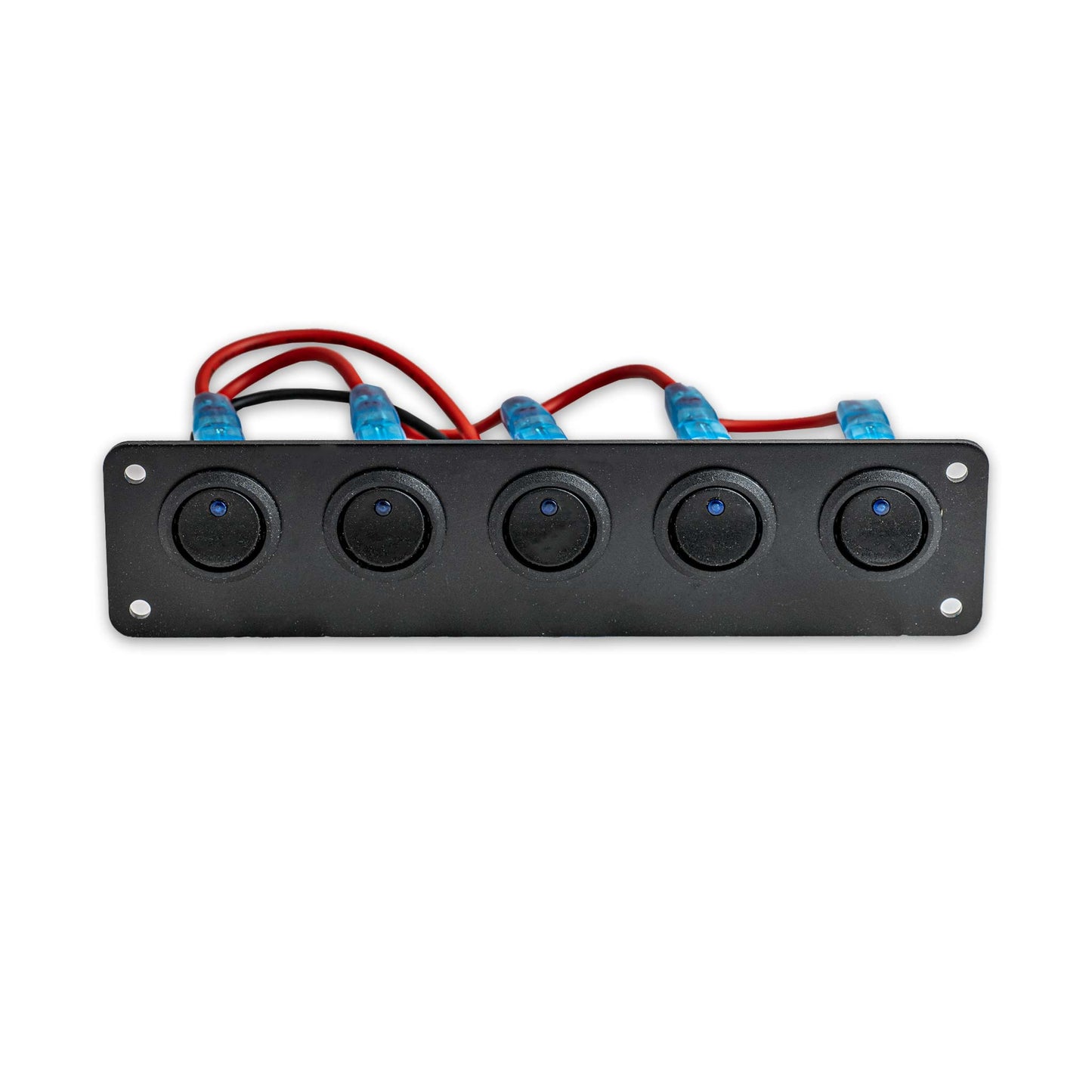 DC Rocker Switch Panel 5x Schalter (12-24V 20A)