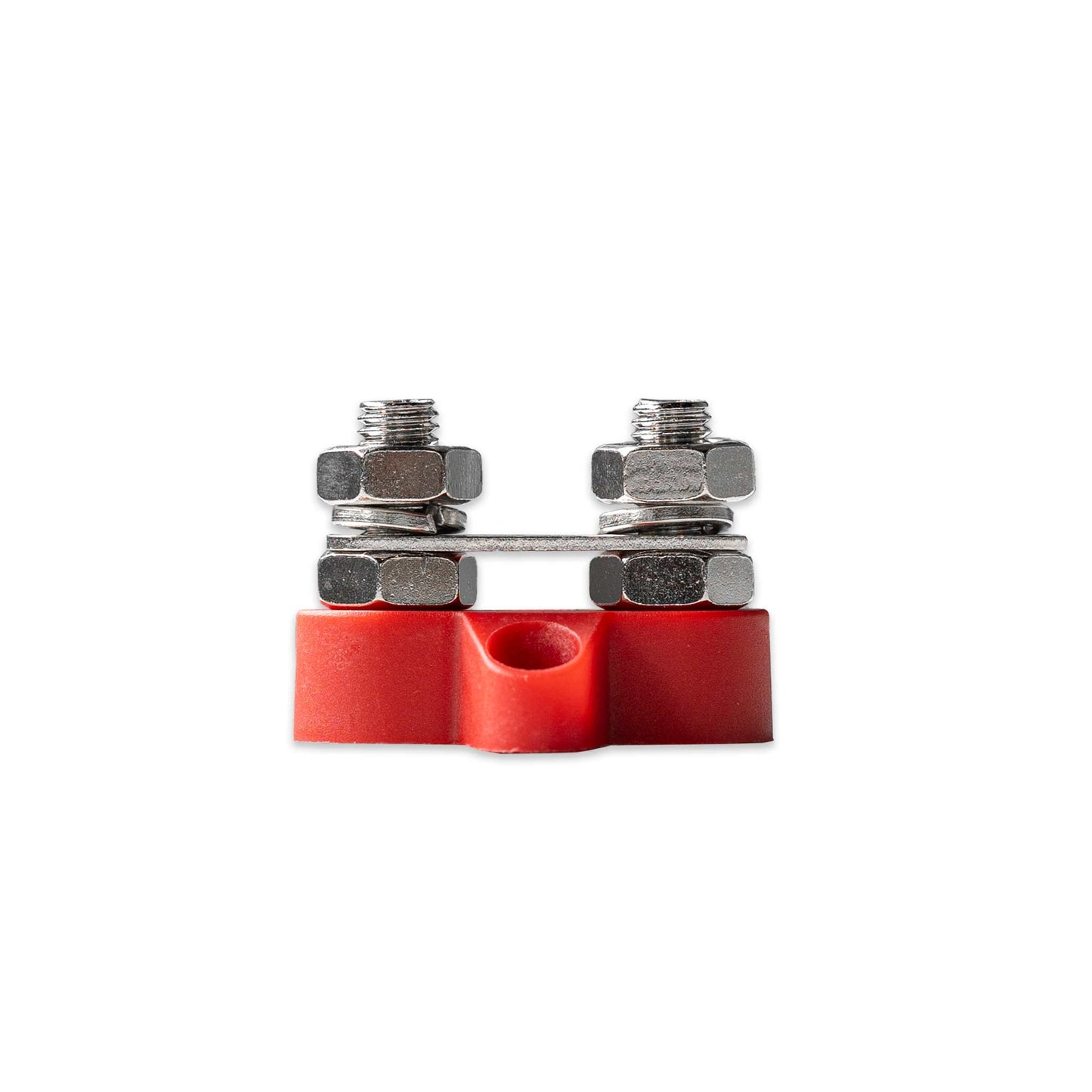 DC Verteiler 2 x M8 Bolzen, rot
