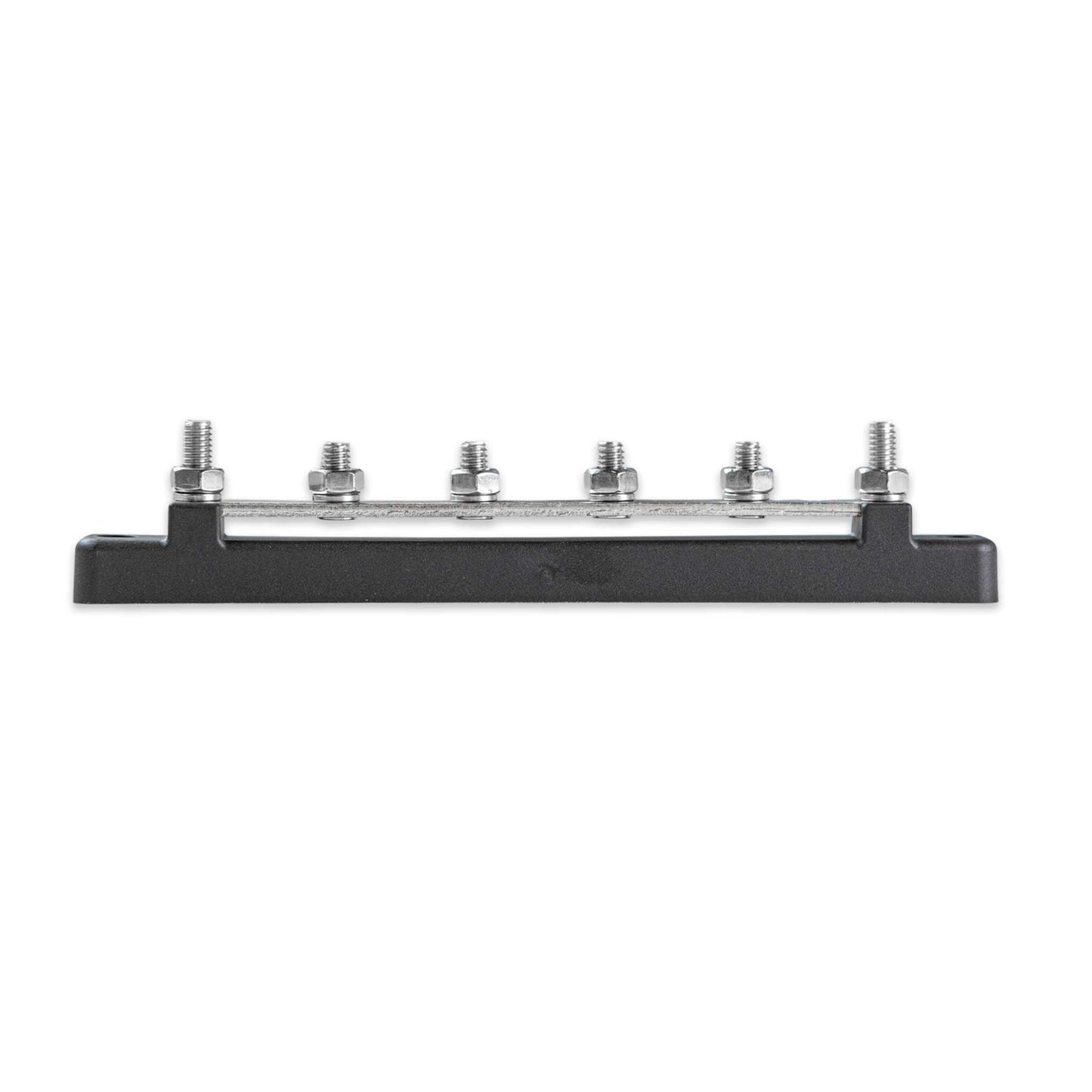 Busbar aansluitstrip 150A, 6 x M6 met kap