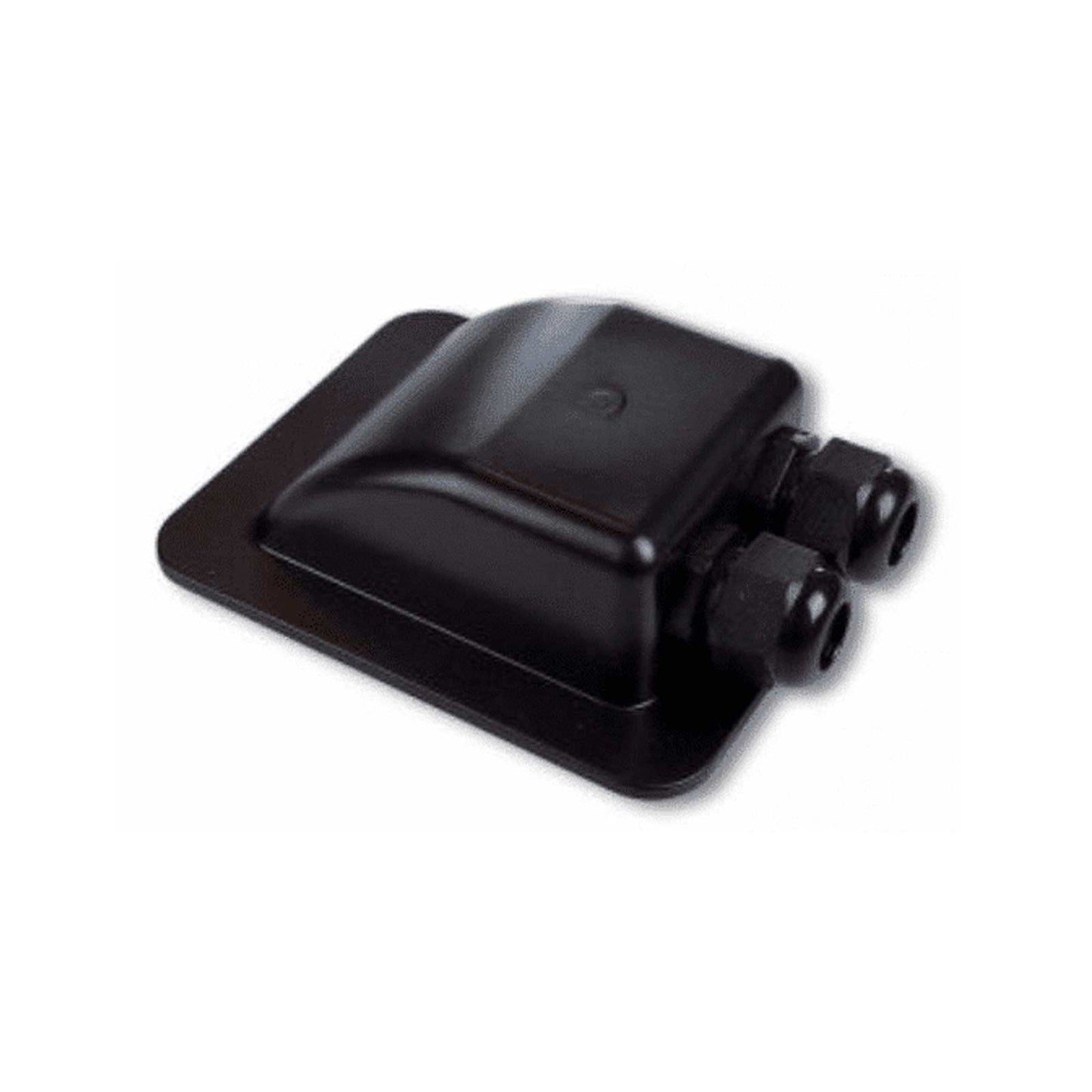 Solara kunststof dubbele dakdoorvoer zwart