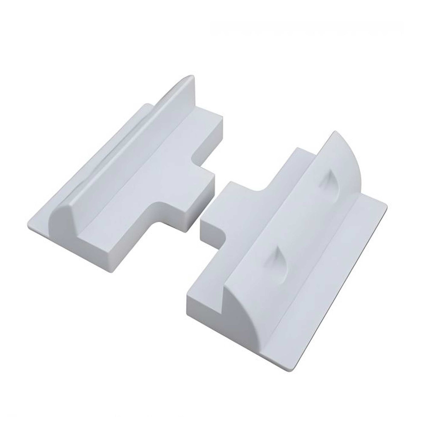 ABS spoiler 18 cm wit (Set van 2)