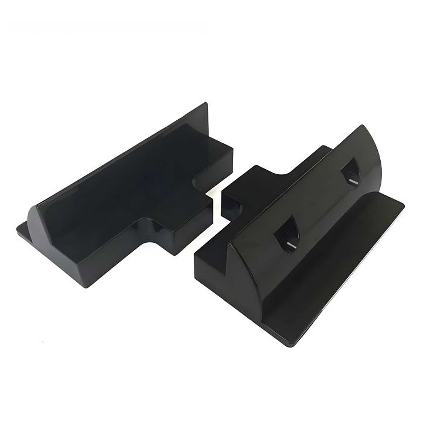 ABS spoiler 18 cm zwart (Set van 2)
