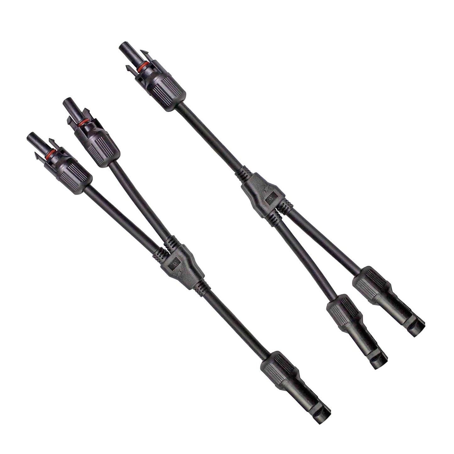 MC4 splitters met kabel 2-in-1