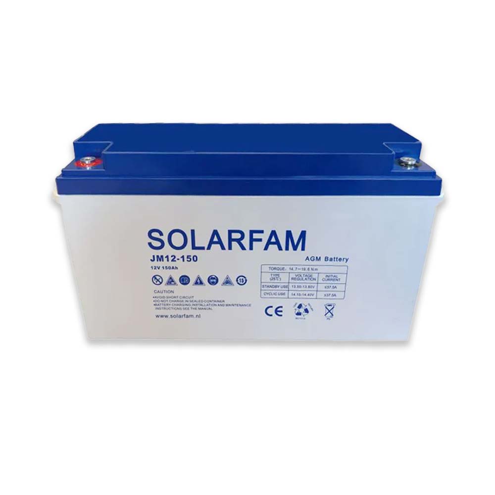 SolarFam AGM Deep Cycle accu 12V/150Ah