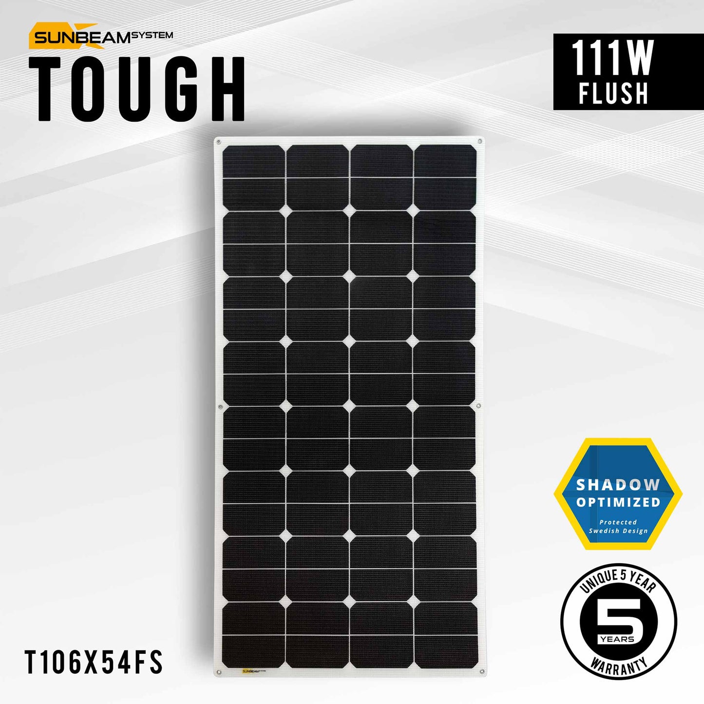 Sunbeam Tough 111Wp Flush (corner holes)
