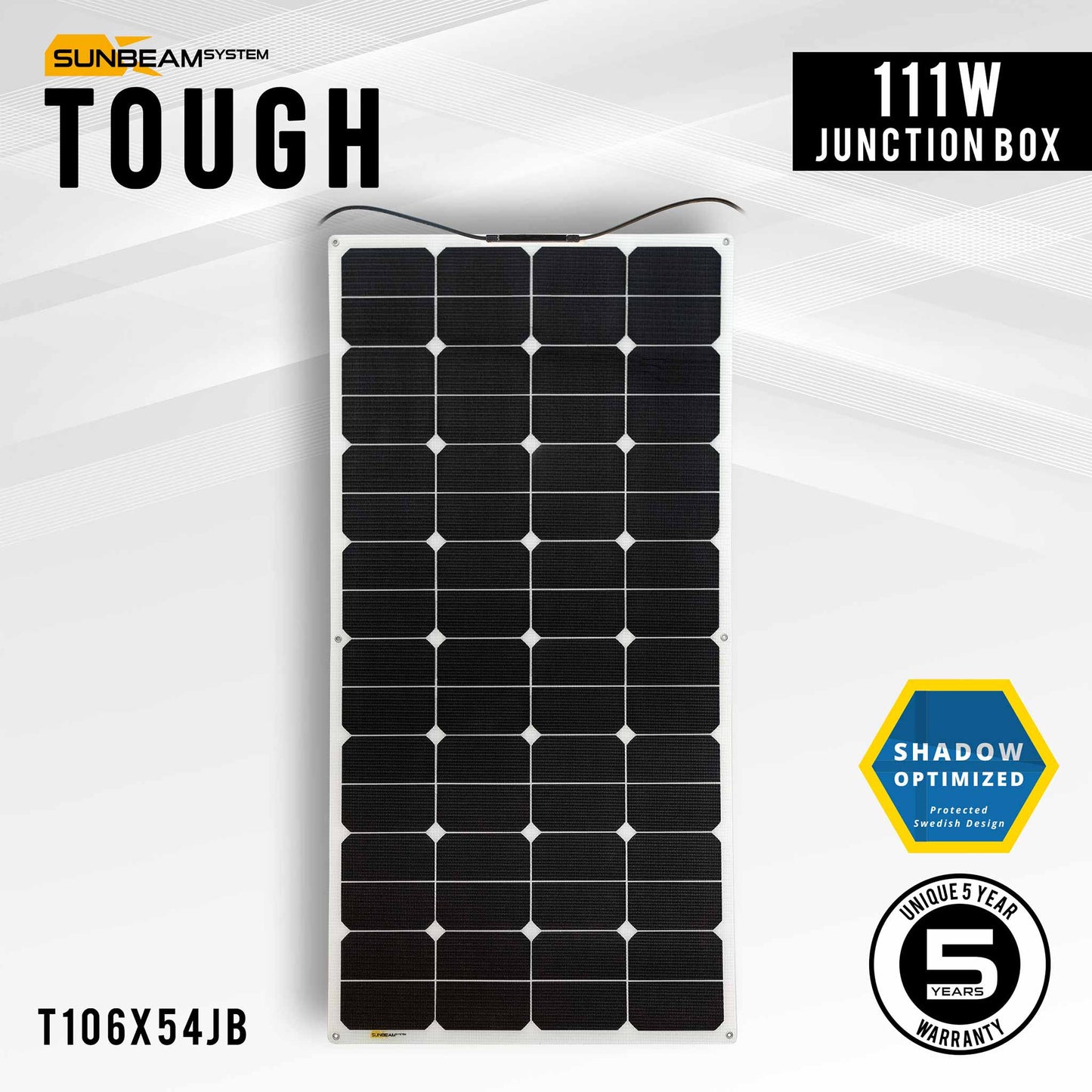 Sunbeam Tough 111Wp (corner holes) MC4