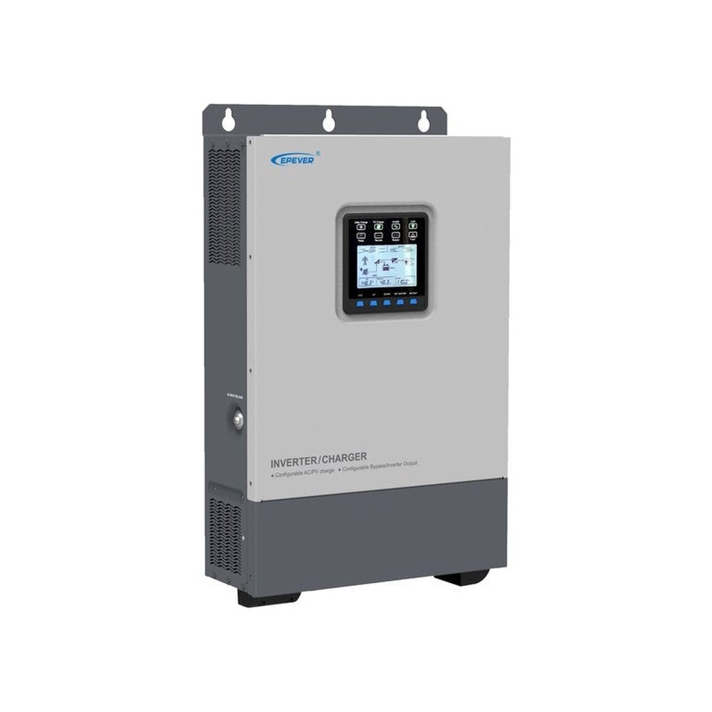 Schuine linkerzijde van de EpEver UP3000 inverter/charger