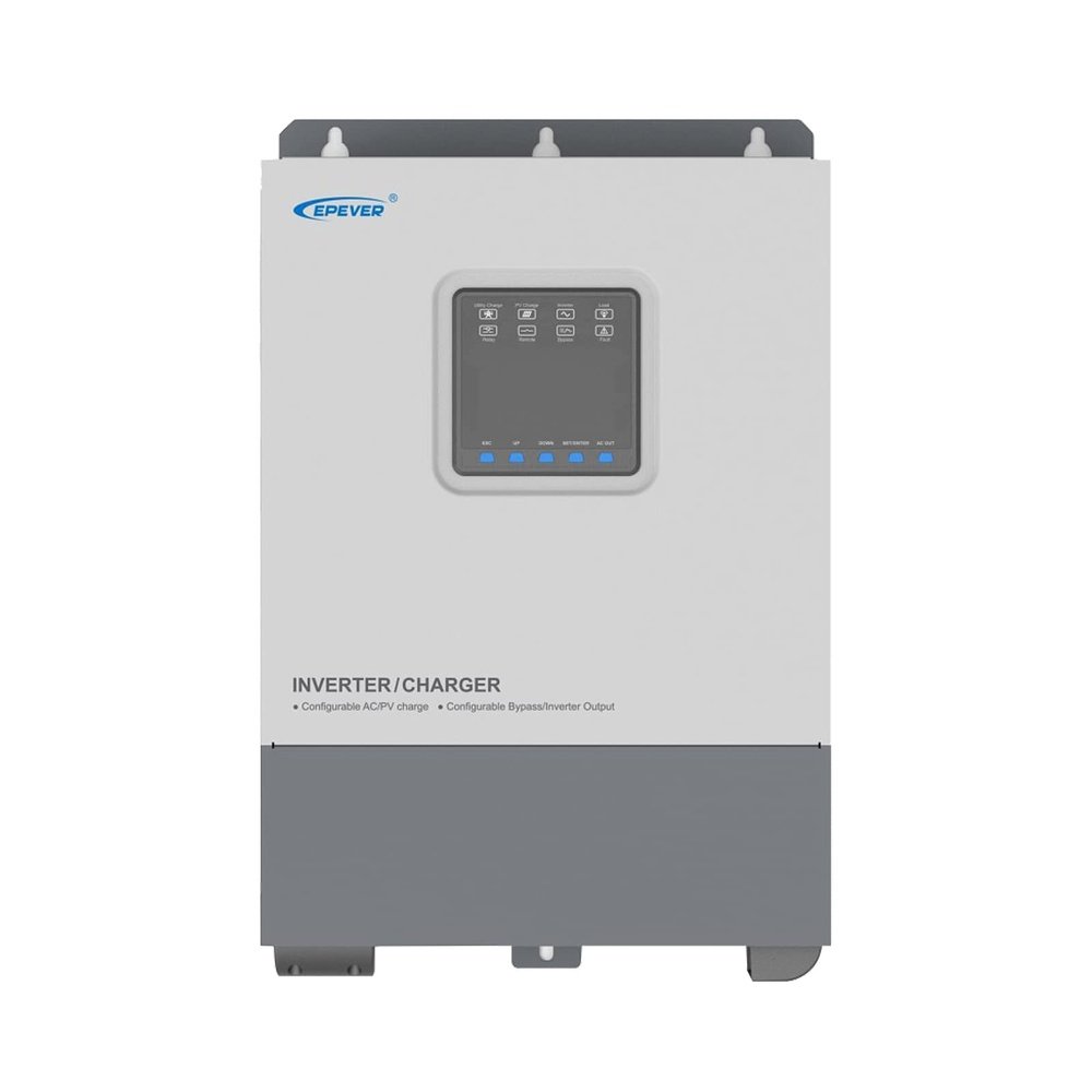 Vooraanzicht van de EpEver UPower Hi UP3000-HM5042 inverter/charger