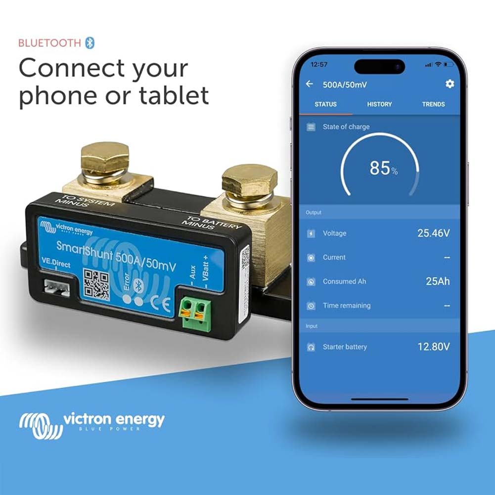 Victron SmartShunt 500A/50mV