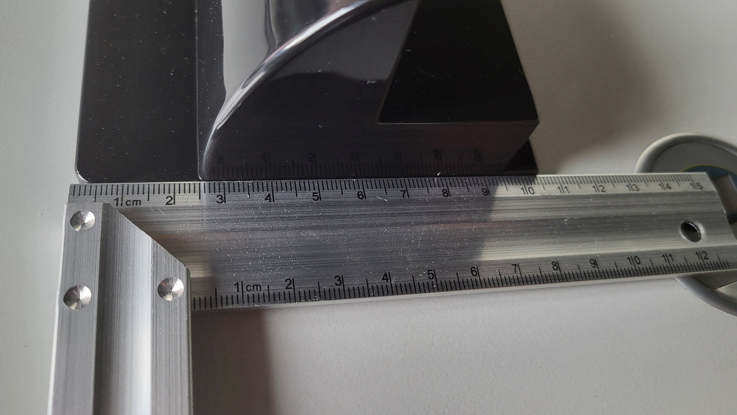 ABS spoiler 68 cm zwart (Set van 2)