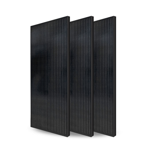 3 x SolarFam Shingle Black 100Wp (300Wp)