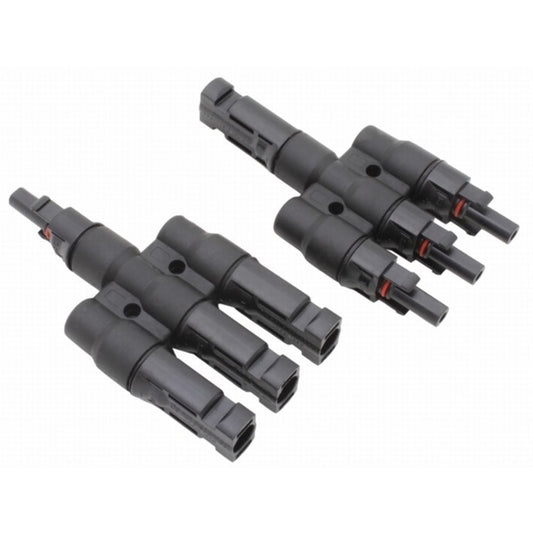 MC4 parallelstekkers (splitter) 3-in-1