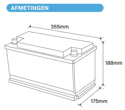 Ultimatron LiFePO4 12.8V 100Ah Underseat + Heater