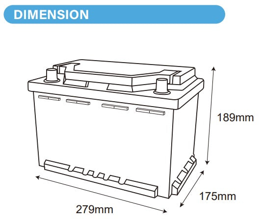 Ultimatron LiFePO4 12.8V 100Ah Underseat