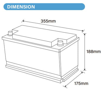 Ultimatron LiFePO4 12.8V 150Ah Unterflur + Heizung
