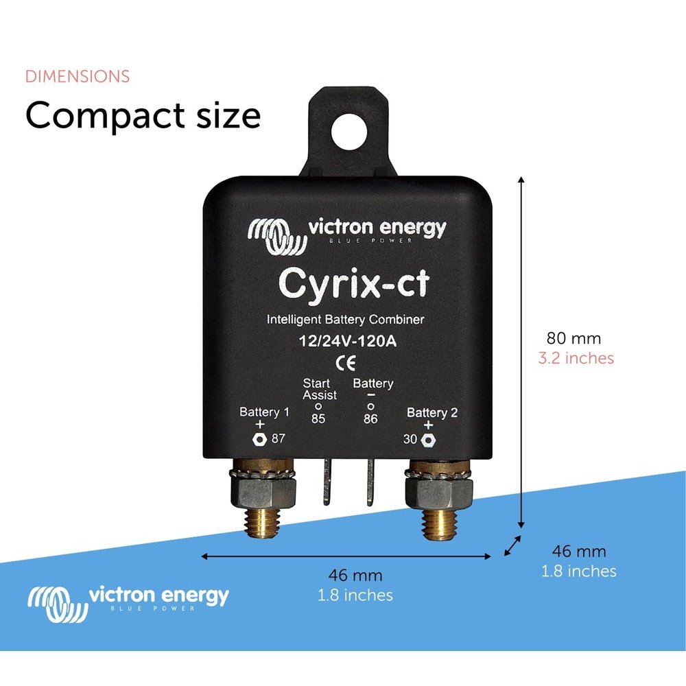 Victron Cyrix-ct 12/24V-120A intelligent combiner