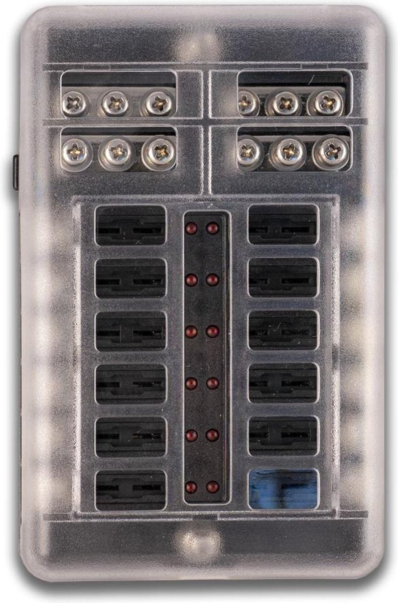 Zekeringskast 12 x steekzekering 12/24V