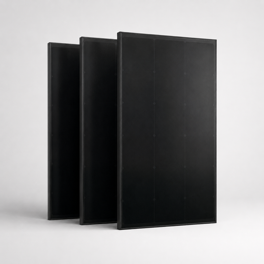 3 x BC Zonnepaneel 120Wp Zwart (360Wp)