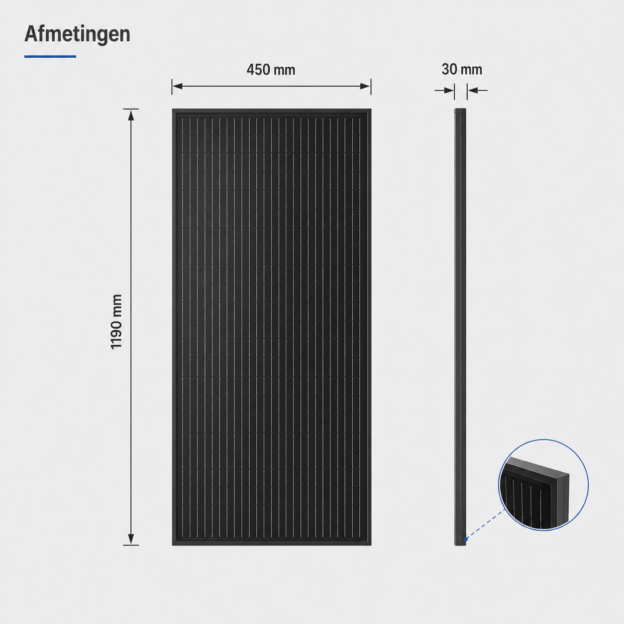 SolarFam Mono 100Wp Black