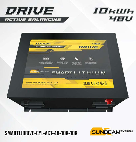 Smart Lithium Drive Cylindric 48V 10kWh 10kW Act Bal