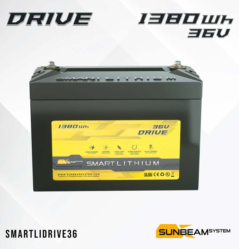 Smart Lithium Drive 36V 1380Wh