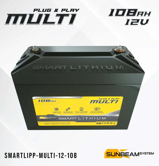 Smart Lithium Plug & Play MULTI 108Ah