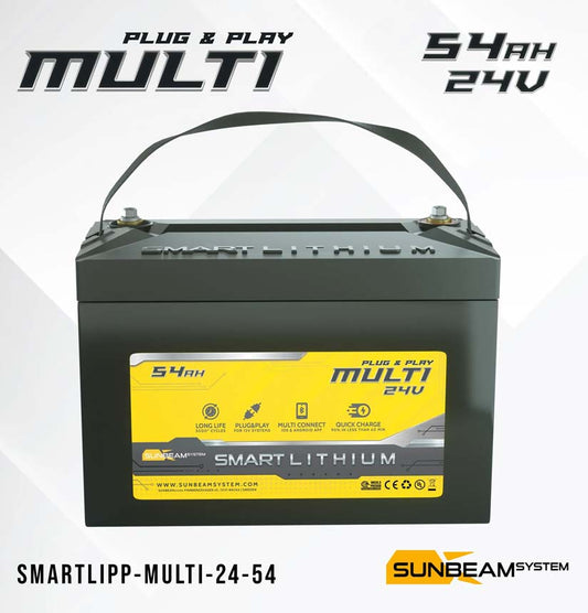 Smart Lithium Plug & Play MULTI 24V 54Ah