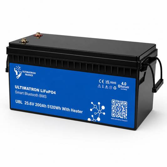 Ultimatron UBL-24-200H lithium accu 25,6V 200Ah met geïntegreerde verwarming