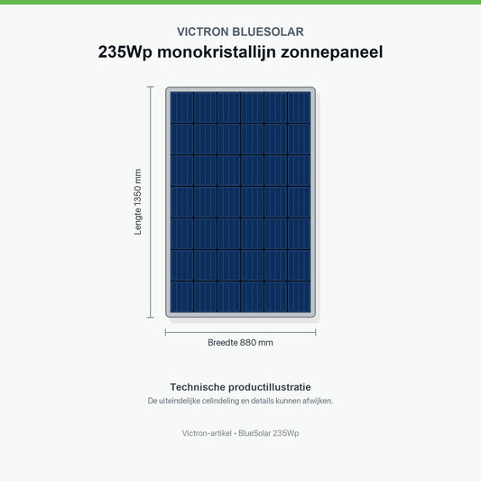 Victron BlueSolar 235Wp monokristallines Solarmodul