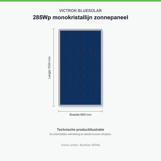 Victron BlueSolar 285Wp monokristallines Solarmodul