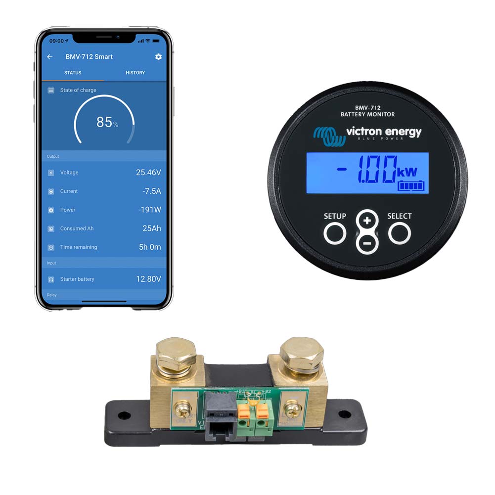 Victron Battery Monitor BMV-712 Smart black